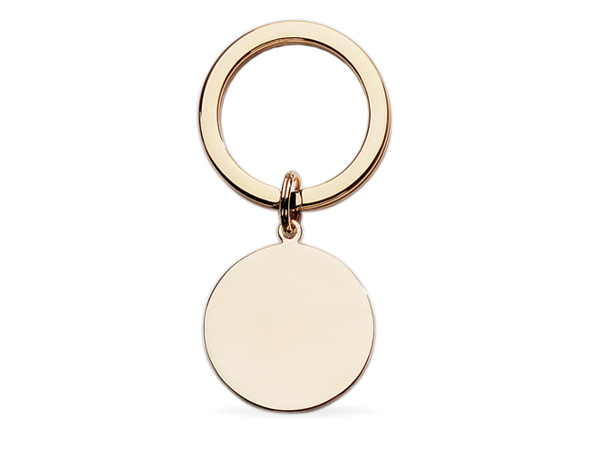 23k Gold Electroplated Key Ring