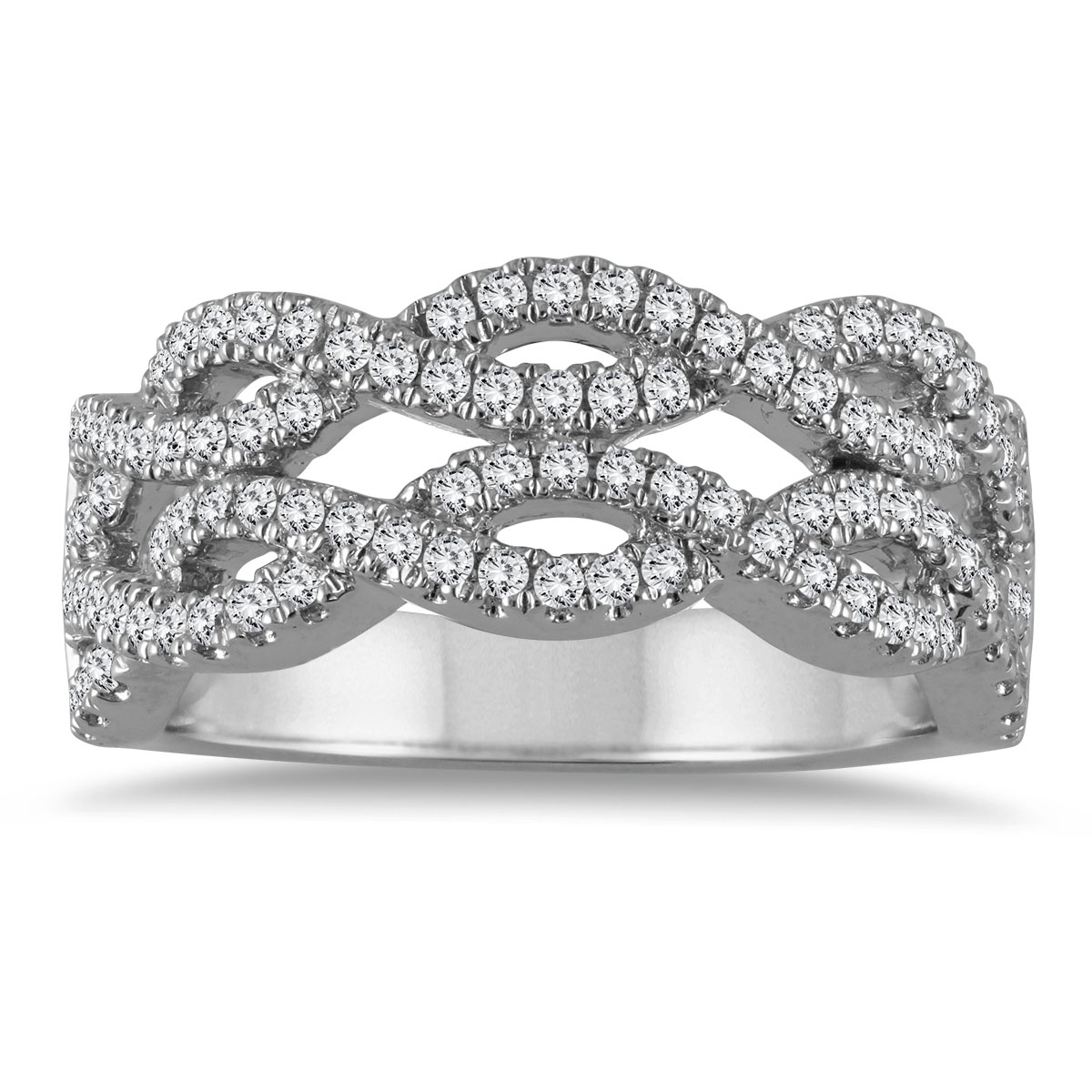 5/8 Carat TW Diamond Fashion Ring in 10K White Gold