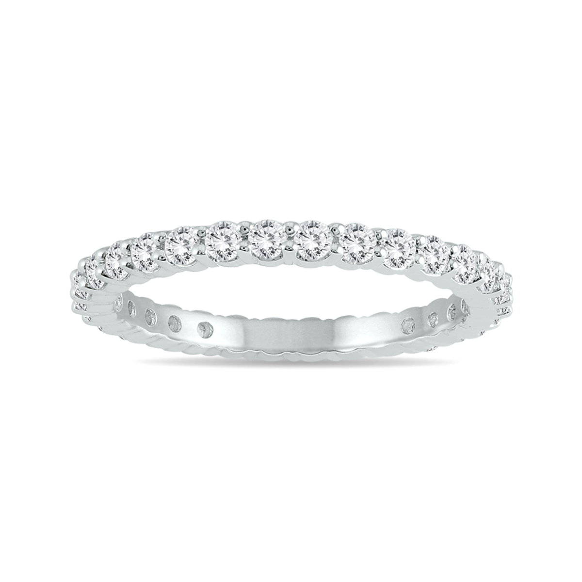 Diamond Eternity Band in 14K White Gold (.81 -.99 CTW)