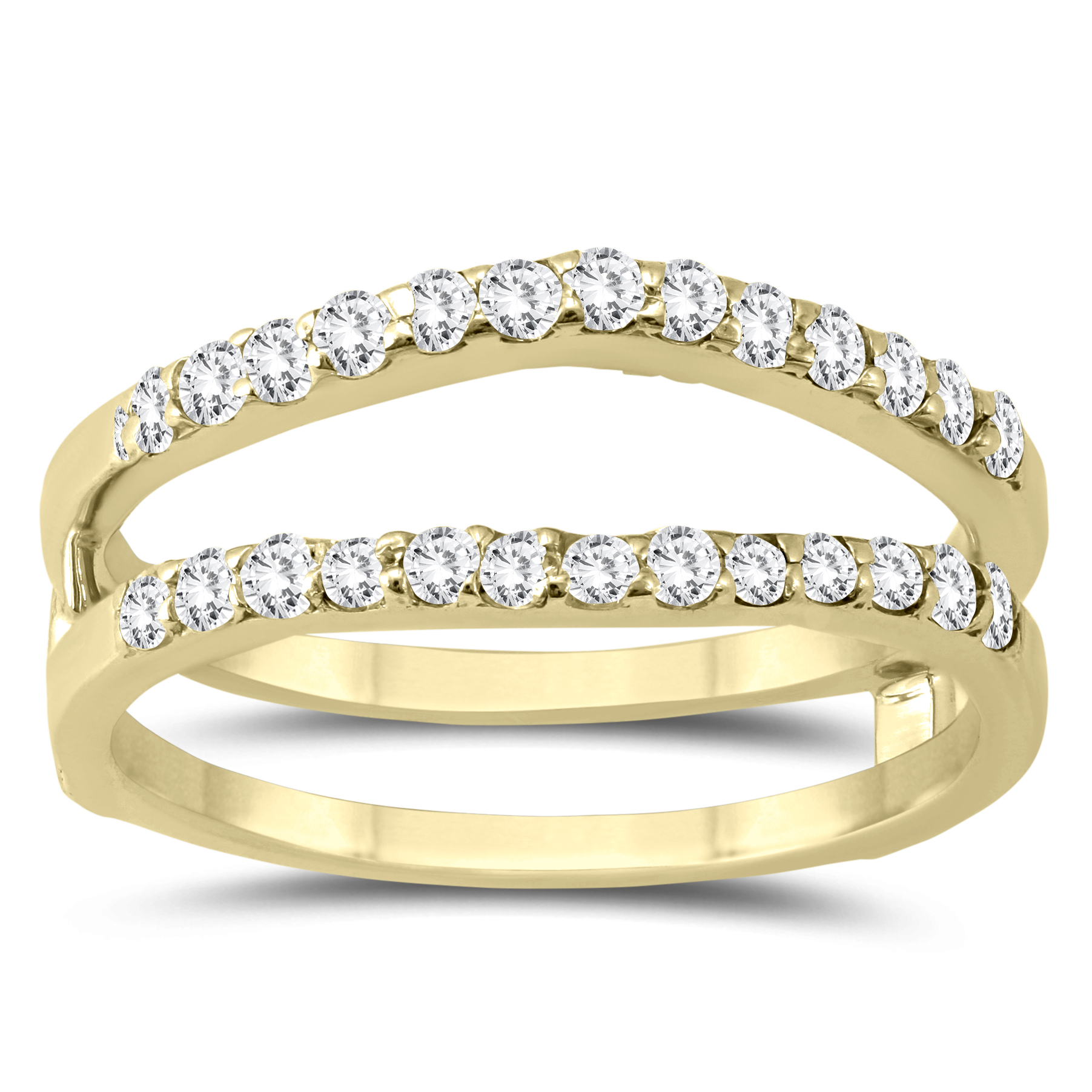 1/2 Carat TW Diamond Insert Ring in 14K Yellow Gold