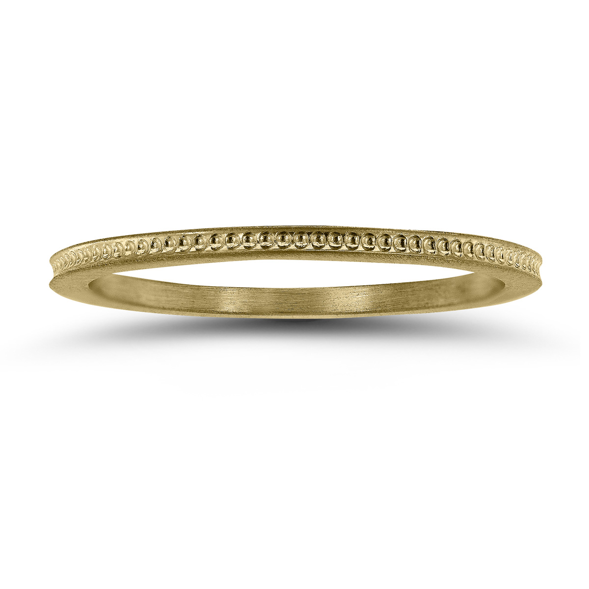 Thin 1MM Wedding Band in 14K Yellow Gold