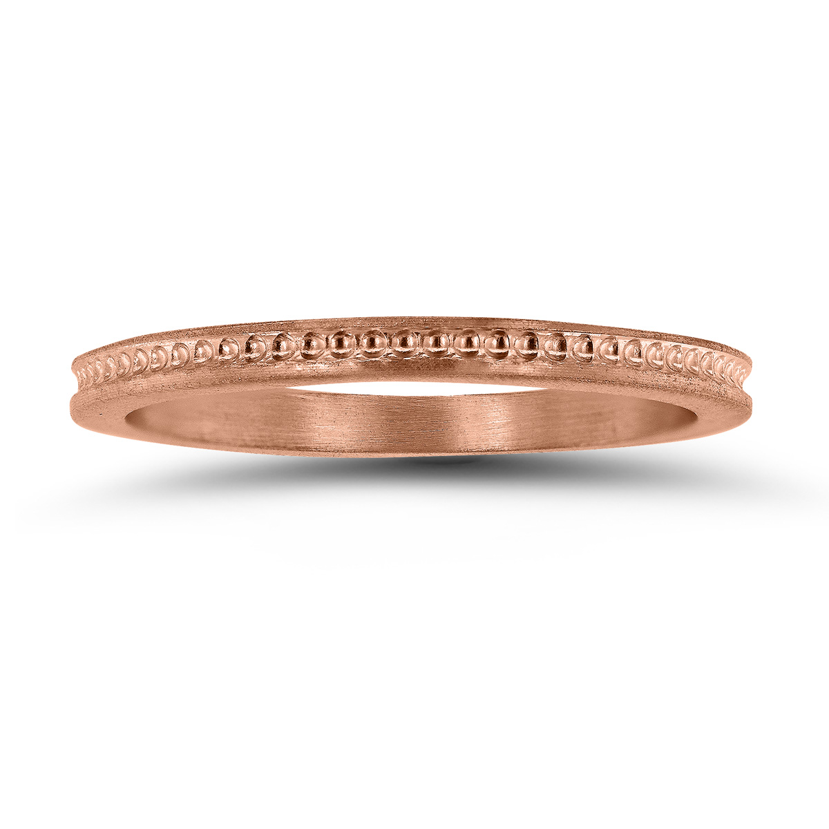 Thin 1.5MM Wedding Band in 14K Rose Gold
