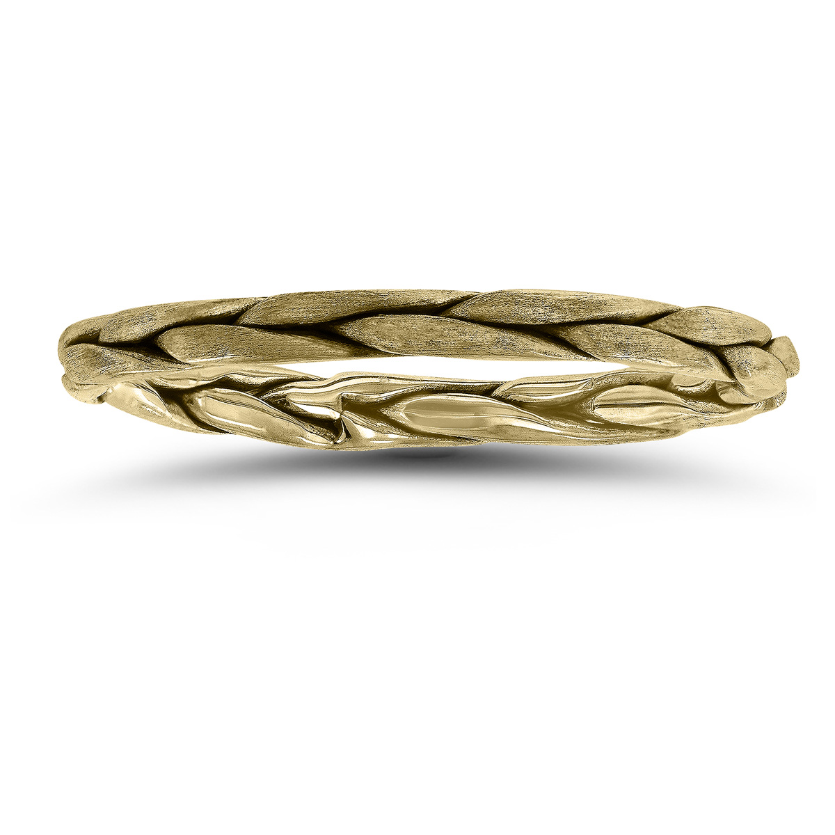 1.7MM Braided Wedding Band in 14K Yellow Gold